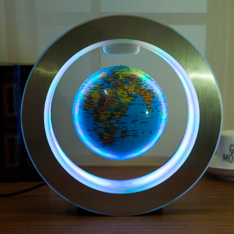 Globo Flotante Magnético con Mapa Mundial LED