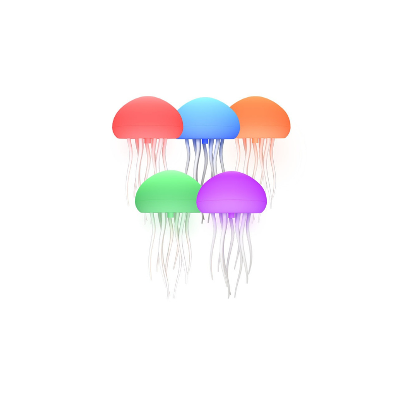 Lámpara de ambiente de medusas, luz LED nocturna de medusas, lámpara portátil de medusas, decoración de medusas, lámpara de mesa inteligente para mesita de noche.