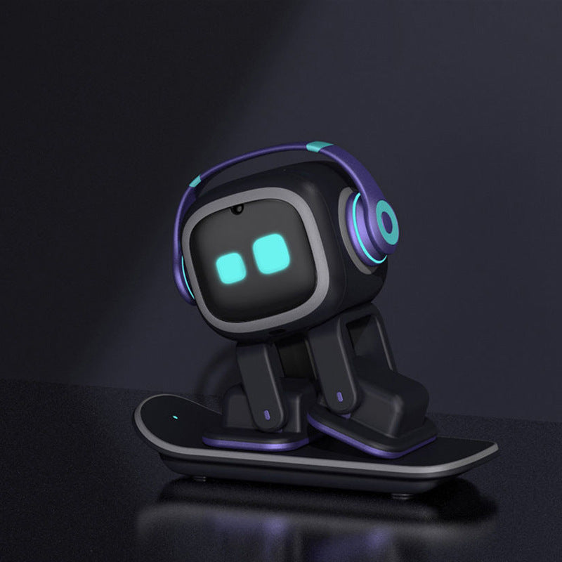 EMO Robot, juguete de escritorio con reconocimiento de voz, emoción, comunicación con IA, inteligente, para niños, mascota electrónica interactiva