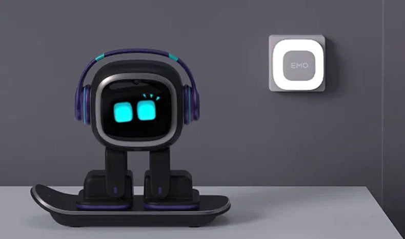 EMO Robot, juguete de escritorio con reconocimiento de voz, emoción, comunicación con IA, inteligente, para niños, mascota electrónica interactiva