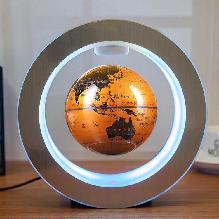 Globo Flotante Magnético con Mapa Mundial LED