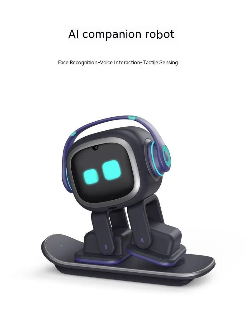 EMO Robot, juguete de escritorio con reconocimiento de voz, emoción, comunicación con IA, inteligente, para niños, mascota electrónica interactiva