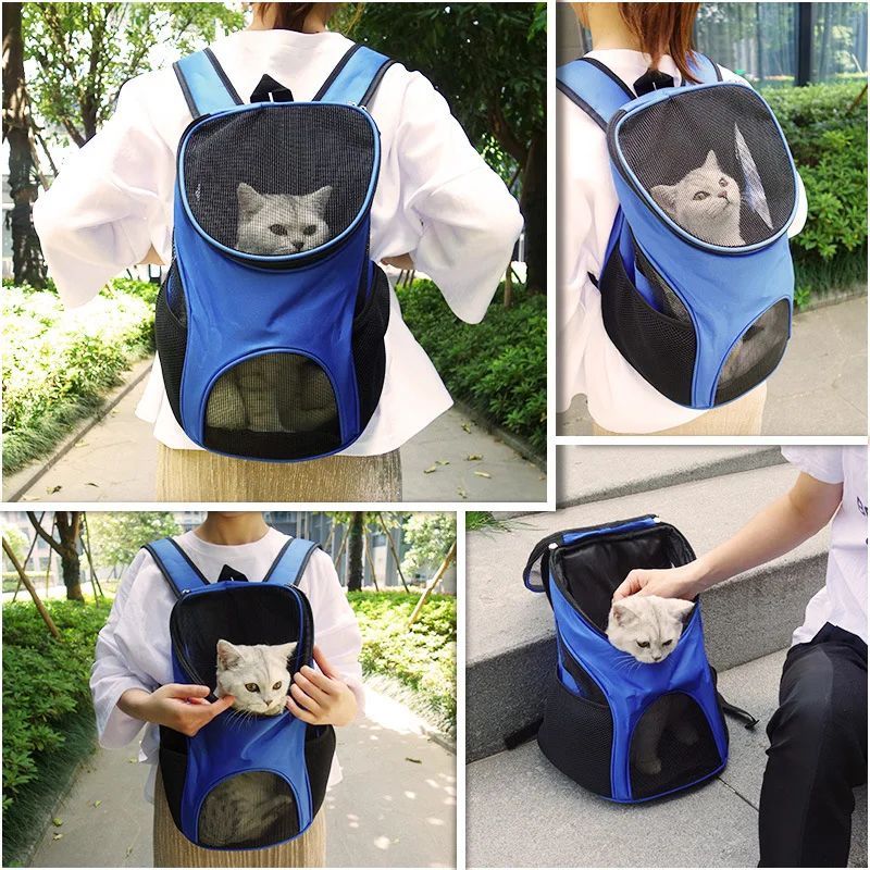 Mochila Transportadora Transpirable para Perros Pequeños: Ideal para Chihuahua, Schnauzer, Pug - Perfecta para Aventuras al Aire Libre