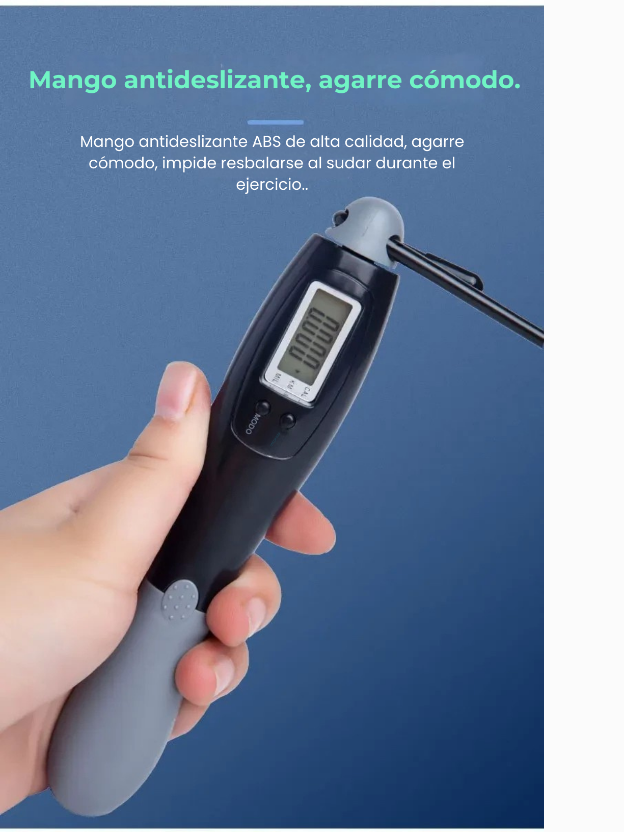 Kit Cuerda de Saltar Multifuncional — Con Cuerda/Sin Cuerda, Contador LED, Ideal para Interiores