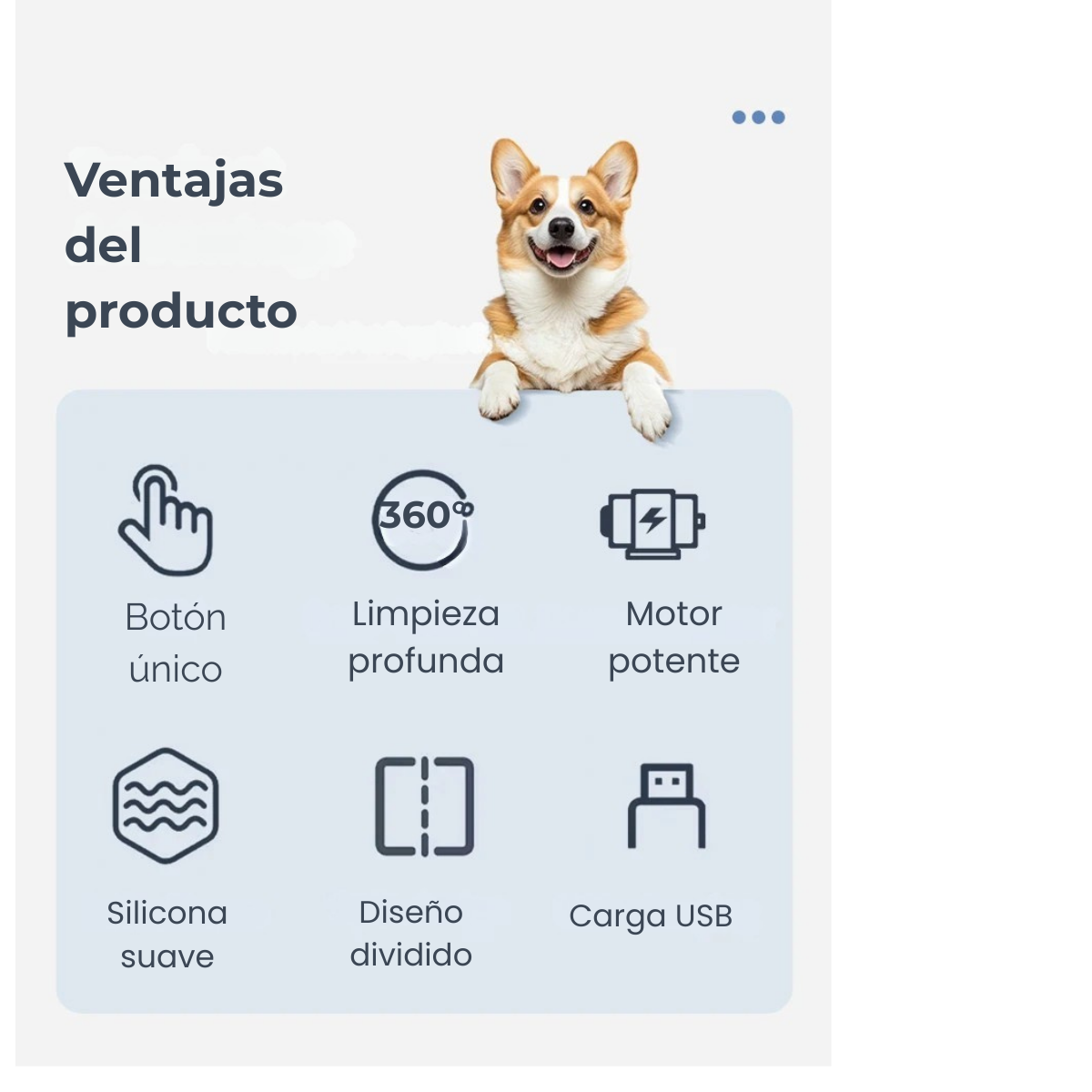 Limpiador Eléctrico de Patitas para Mascotas – Rápido, Silencioso y Portátil