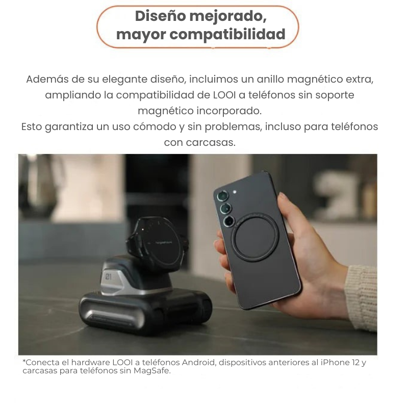 Looi Robot para Smartphone con IA — Compatible con ChatGPT, Voz y Reconocimiento Visual