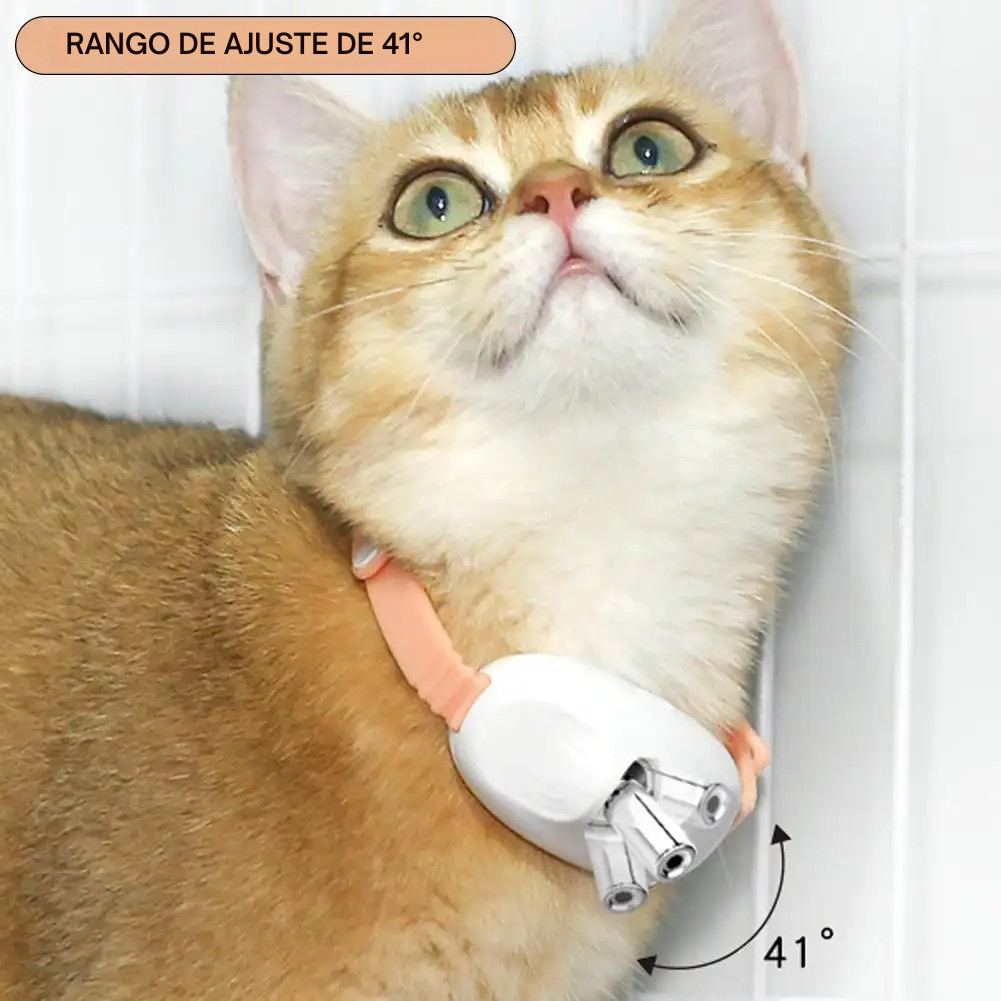Collar Láser para Gatos: Diversión Automática, Recargable y ¡Antiestrés!
