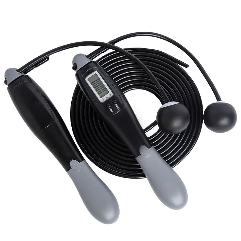 Kit Cuerda de Saltar Multifuncional — Con Cuerda/Sin Cuerda, Contador LED, Ideal para Interiores