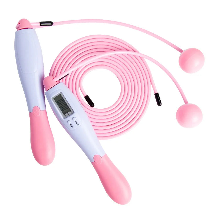 Kit Cuerda de Saltar Multifuncional — Con Cuerda/Sin Cuerda, Contador LED, Ideal para Interiores
