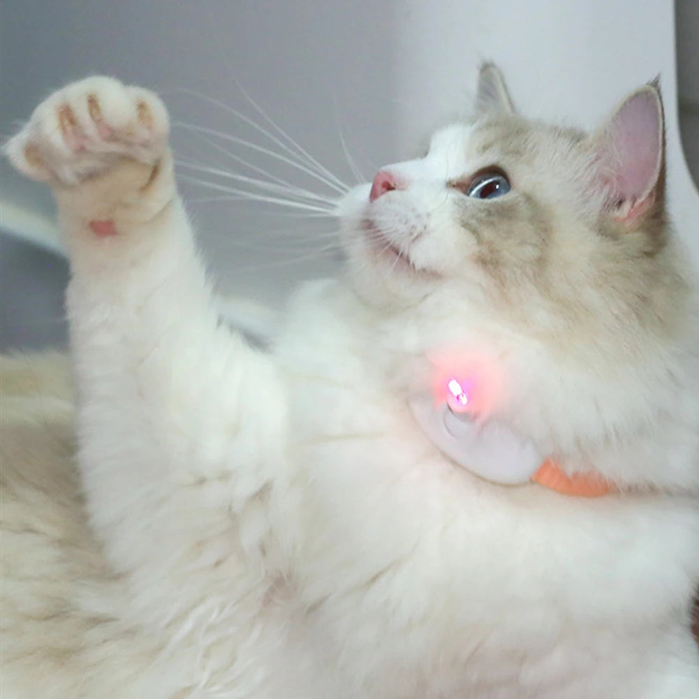Collar Láser para Gatos: Diversión Automática, Recargable y ¡Antiestrés!