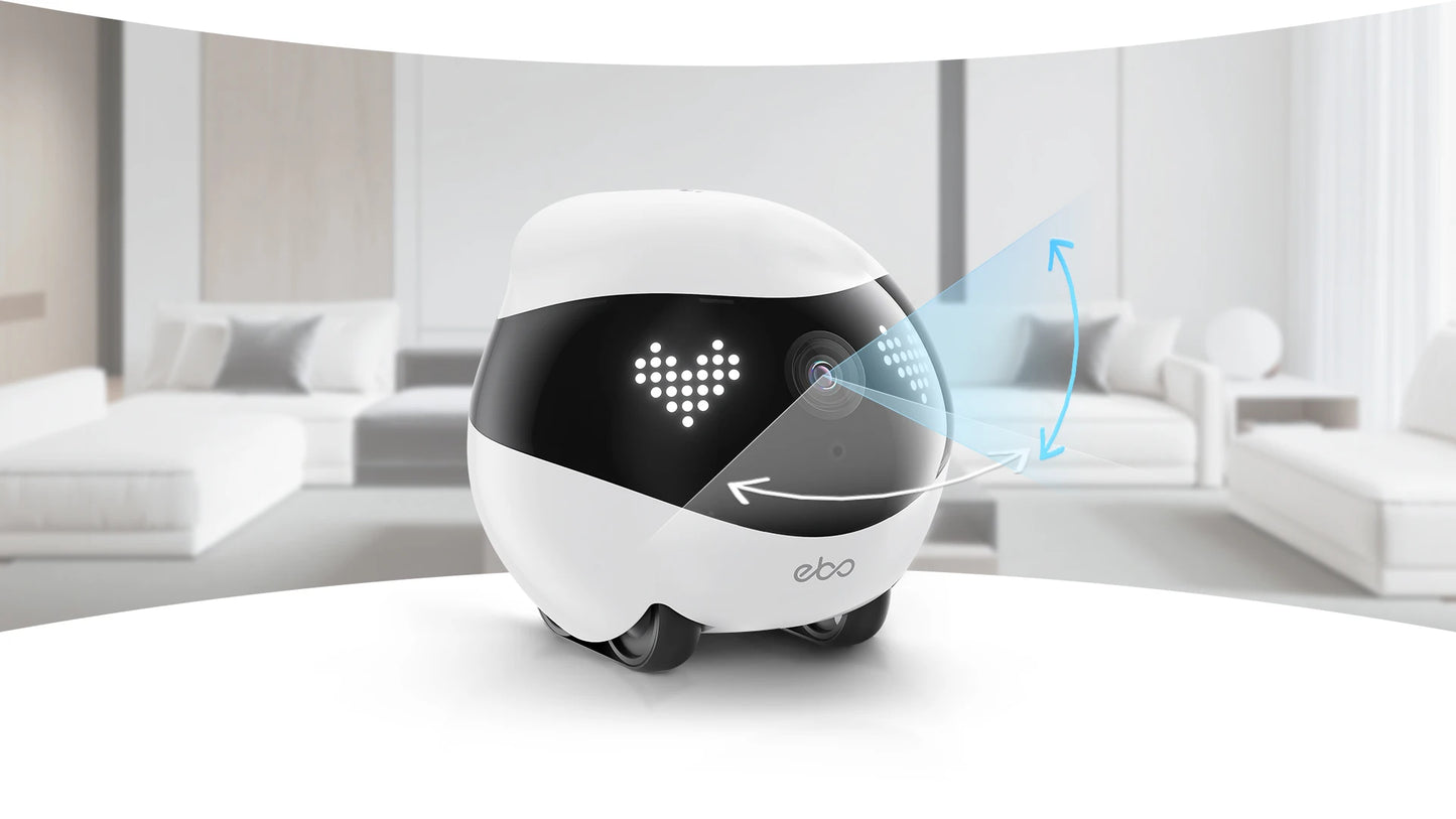 EBO Air2 – Robot Compañero Desmontable para Mascotas, Monitoreo en Casa y Cámara Inteligente con Control Remoto Inalámbrico