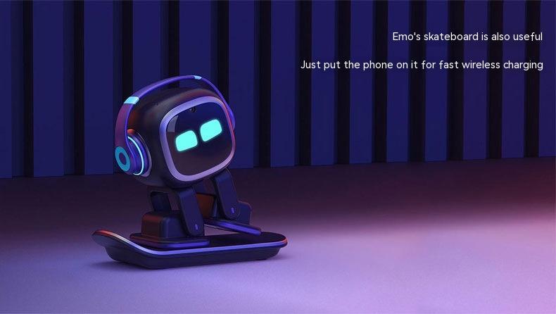 EMO Robot, juguete de escritorio con reconocimiento de voz, emoción, comunicación con IA, inteligente, para niños, mascota electrónica interactiva