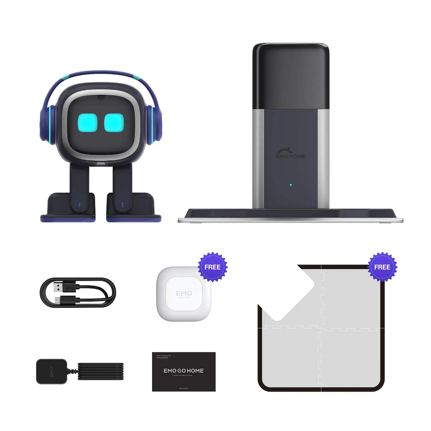 EMO Robot, juguete de escritorio con reconocimiento de voz, emoción, comunicación con IA, inteligente, para niños, mascota electrónica interactiva