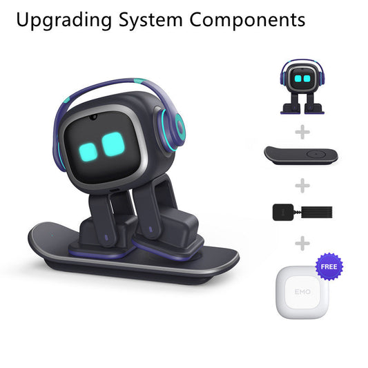 EMO Robot, juguete de escritorio con reconocimiento de voz, emoción, comunicación con IA, inteligente, para niños, mascota electrónica interactiva