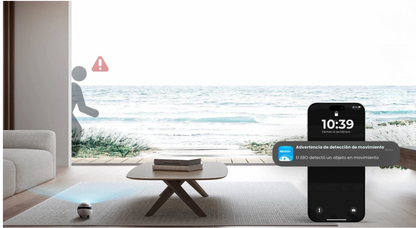EBO Air2 – Robot Compañero Desmontable para Mascotas, Monitoreo en Casa y Cámara Inteligente con Control Remoto Inalámbrico