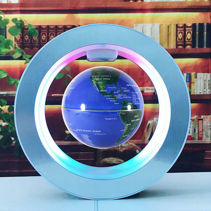 Globo Flotante Magnético con Mapa Mundial LED
