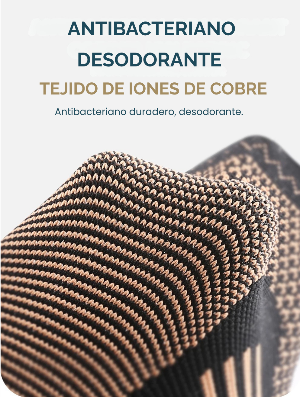 Tobillera con Cobre Infundido — Soporte Compresivo para Deportes y Uso Diario