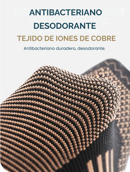 Tobillera con Cobre Infundido — Soporte Compresivo para Deportes y Uso Diario