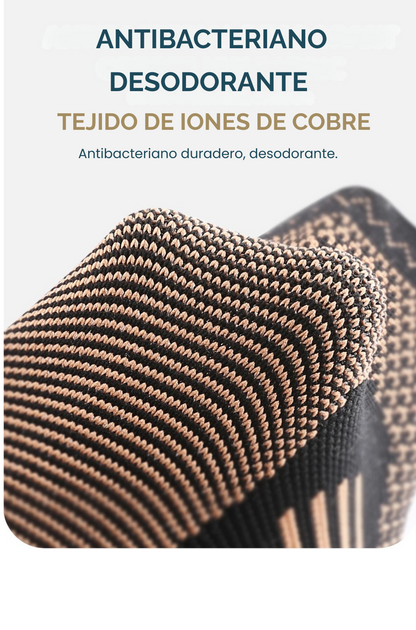 Tobillera con Cobre Infundido — Soporte Compresivo para Deportes y Uso Diario