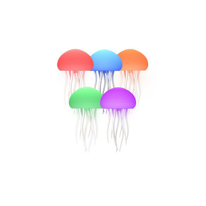 Lámpara de ambiente de medusas, luz LED nocturna de medusas, lámpara portátil de medusas, decoración de medusas, lámpara de mesa inteligente para mesita de noche.
