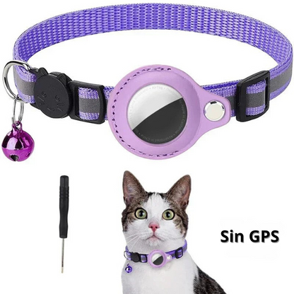 ¡Tu regalón siempre seguro! Collar Reflectante con Soporte para AirTag: No más sustos, solo tranquilidad
