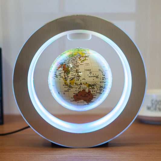 Globo Flotante Magnético con Mapa Mundial LED