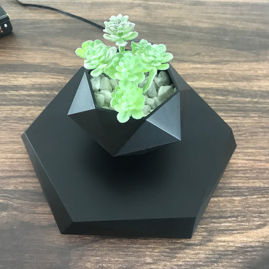 Maceta Levitante Magnética para Plantas - Decoración Flotante para Hogar y Oficina - Regalo Novedoso