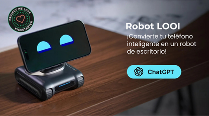 Looi Robot para Smartphone con IA — Compatible con ChatGPT, Voz y Reconocimiento Visual