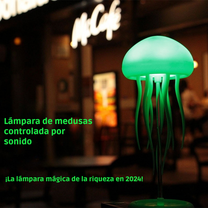Lámpara de ambiente de medusas, luz LED nocturna de medusas, lámpara portátil de medusas, decoración de medusas, lámpara de mesa inteligente para mesita de noche.