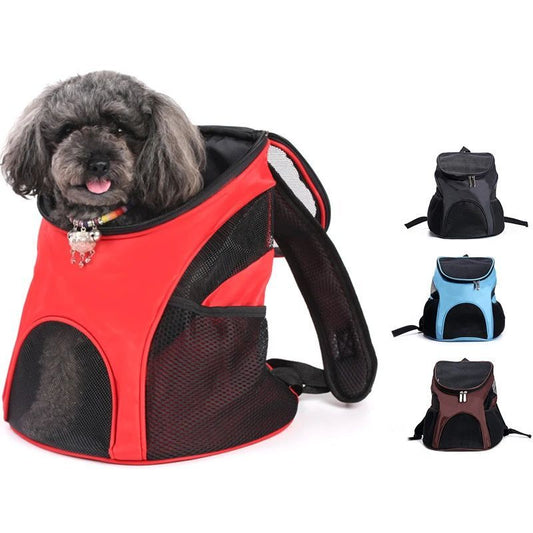 Mochila Transportadora Transpirable para Perros Pequeños: Ideal para Chihuahua, Schnauzer, Pug - Perfecta para Aventuras al Aire Libre