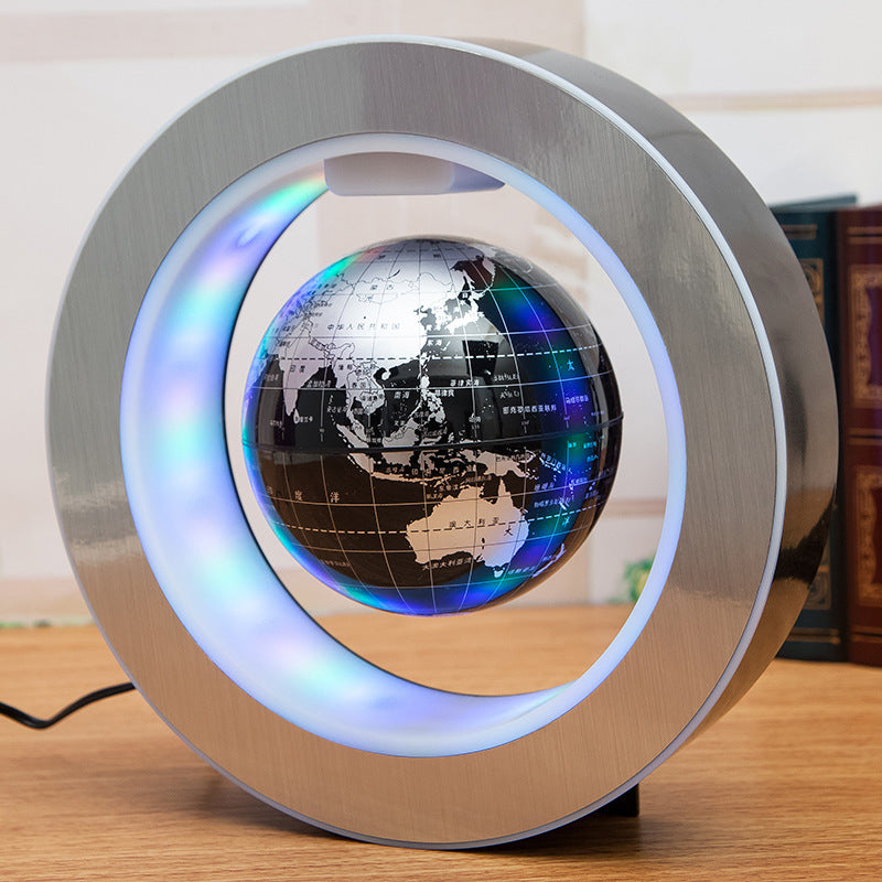 Globo Flotante Magnético con Mapa Mundial LED