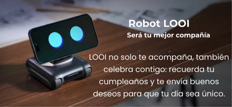 Looi Robot para Smartphone con IA — Compatible con ChatGPT, Voz y Reconocimiento Visual