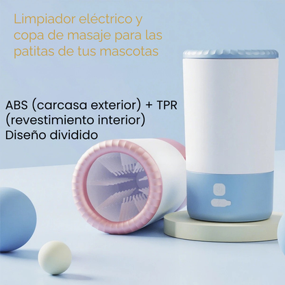 Limpiador Eléctrico de Patitas para Mascotas – Rápido, Silencioso y Portátil