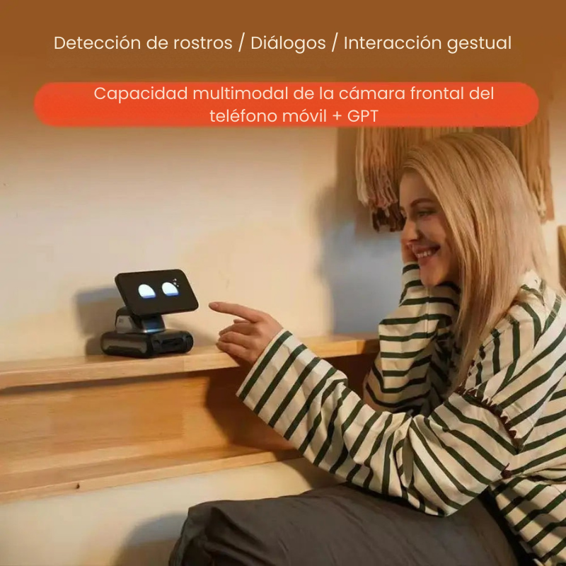 Looi Robot para Smartphone con IA — Compatible con ChatGPT, Voz y Reconocimiento Visual