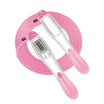 Kit Cuerda de Saltar Multifuncional — Con Cuerda/Sin Cuerda, Contador LED, Ideal para Interiores