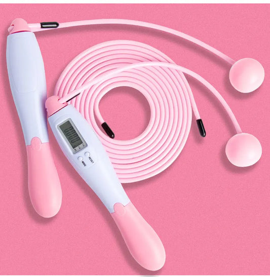 Kit Cuerda de Saltar Multifuncional — Con Cuerda/Sin Cuerda, Contador LED, Ideal para Interiores