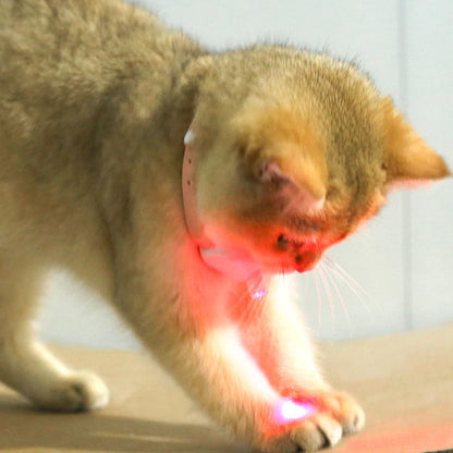 Collar Láser para Gatos: Diversión Automática, Recargable y ¡Antiestrés!