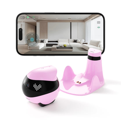 EBO Air2 – Robot Compañero Desmontable para Mascotas, Monitoreo en Casa y Cámara Inteligente con Control Remoto Inalámbrico