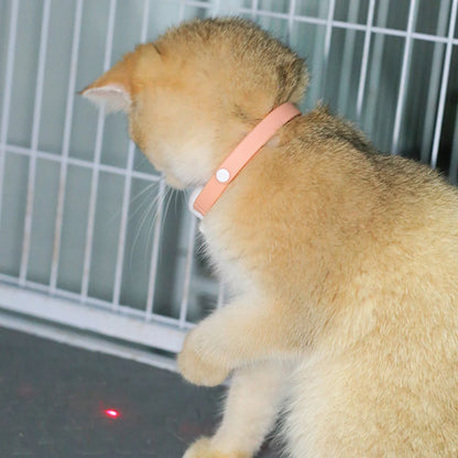 Collar Láser para Gatos: Diversión Automática, Recargable y ¡Antiestrés!