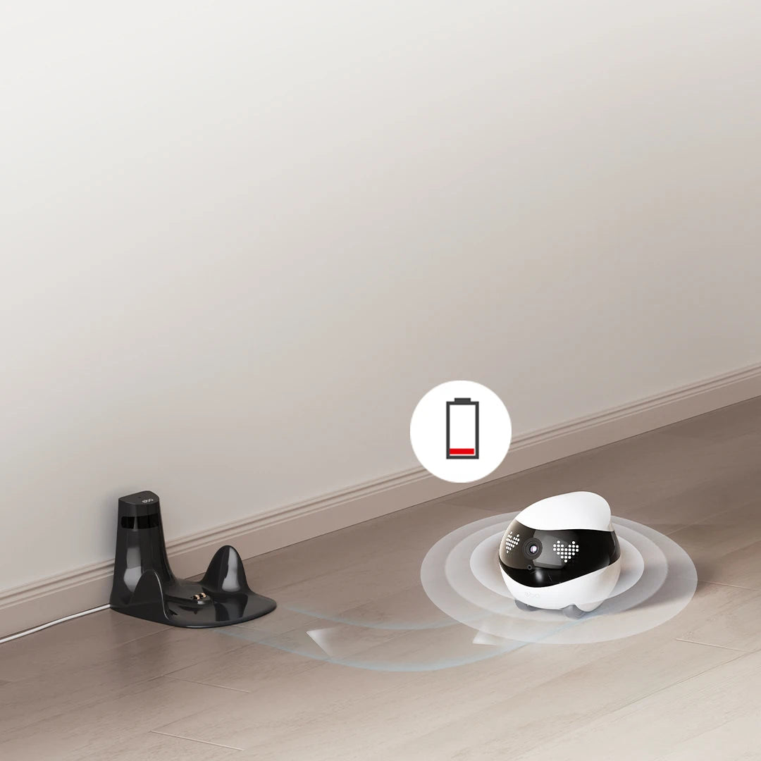 EBO Air2 – Robot Compañero Desmontable para Mascotas, Monitoreo en Casa y Cámara Inteligente con Control Remoto Inalámbrico