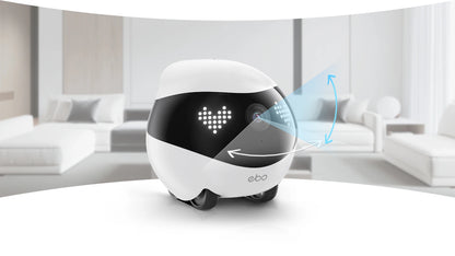 EBO Air2 – Robot Compañero Desmontable para Mascotas, Monitoreo en Casa y Cámara Inteligente con Control Remoto Inalámbrico
