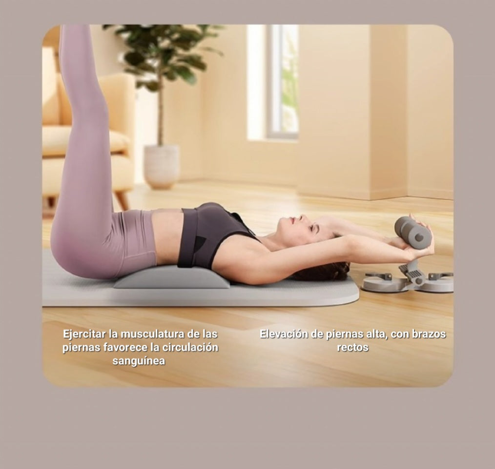 Equipo fitness para abdominales en casa