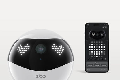 EBO Air2 – Robot Compañero Desmontable para Mascotas, Monitoreo en Casa y Cámara Inteligente con Control Remoto Inalámbrico