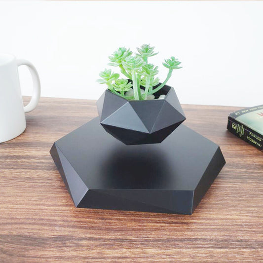 Maceta Levitante Magnética para Plantas - Decoración Flotante para Hogar y Oficina - Regalo Novedoso